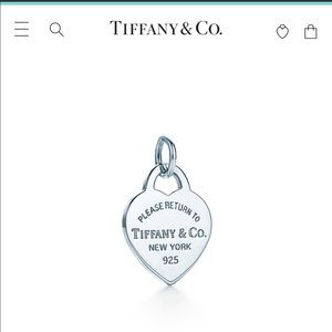 Return to Tiffany heart tag charm